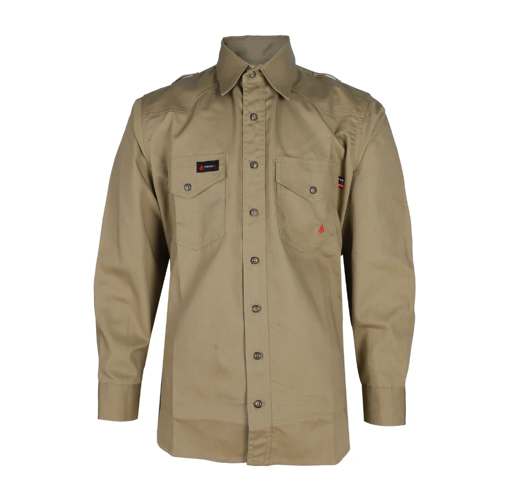 Picture of Forge FR MFRRIPB-003 MEN'S FR BUTTON LIGHT WEIGHT RIPSTOP SHIRT